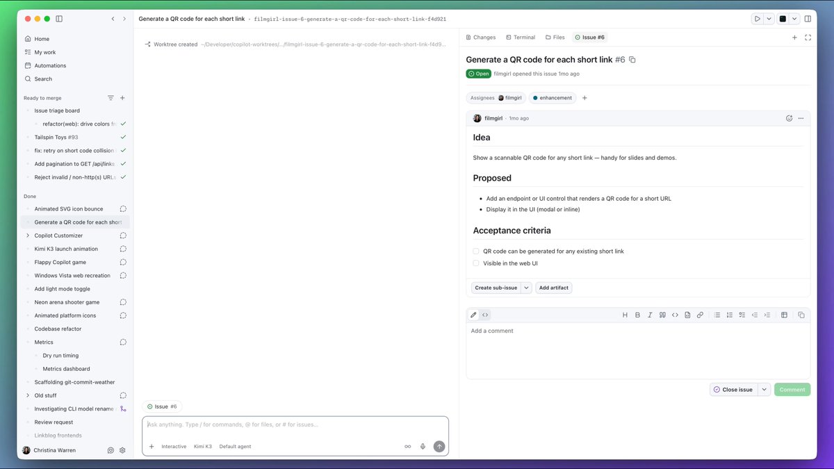Kimi K3开源模型上线GitHub Copilot，具代理编码前沿能力