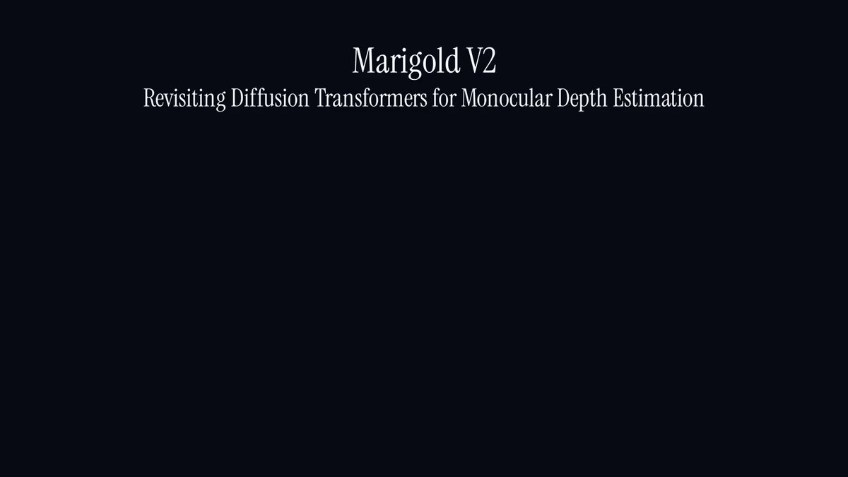 介绍Marigold V2论文，用扩散Transformer做单目深度估计