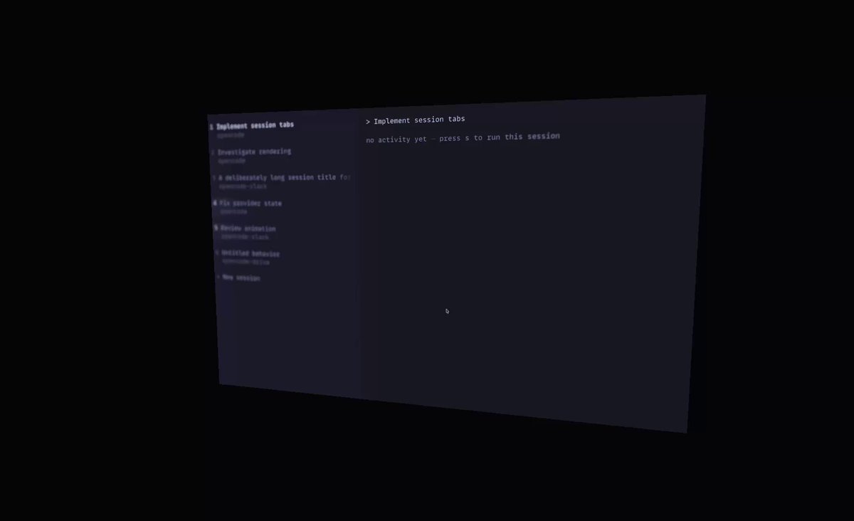 opencode 2 垂直标签页动画与原型工具优化