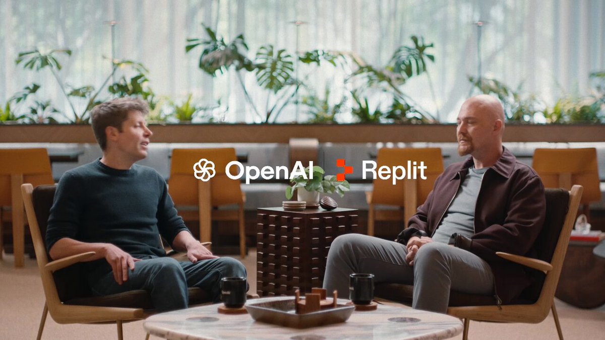 Replit与OpenAI合作，提及早期相识故事。