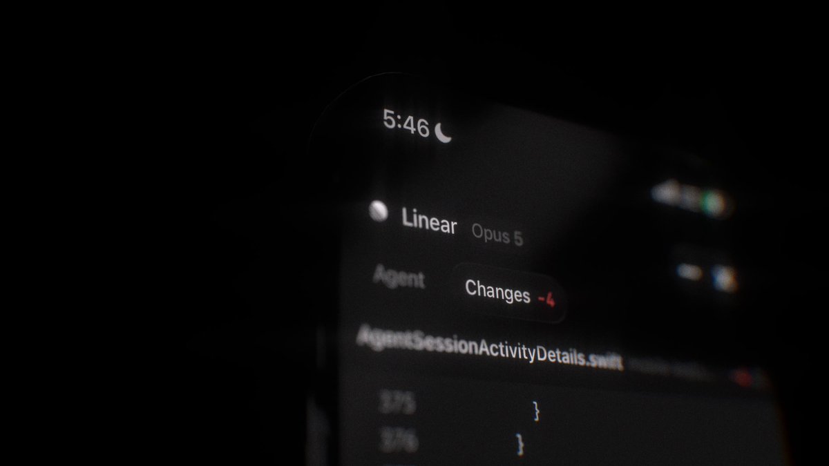 Linear 移动端新增代码审查会话功能