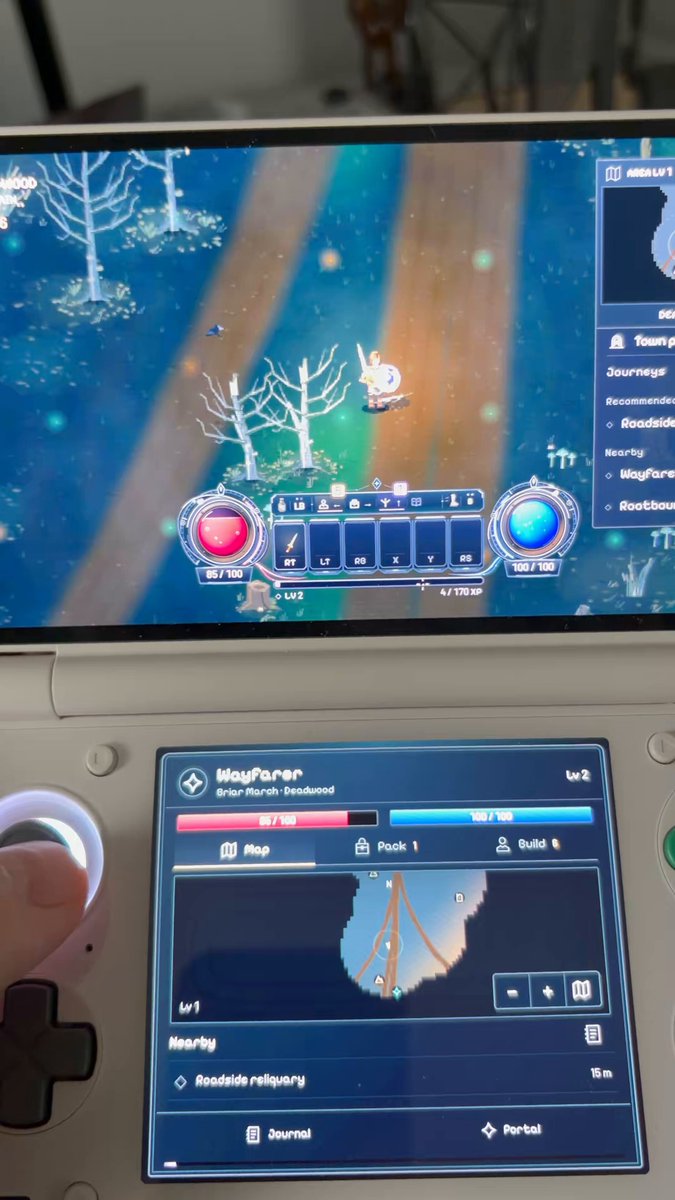 Evergrow 已适配 AYN Thor，打包 APK 支持第二屏体验。