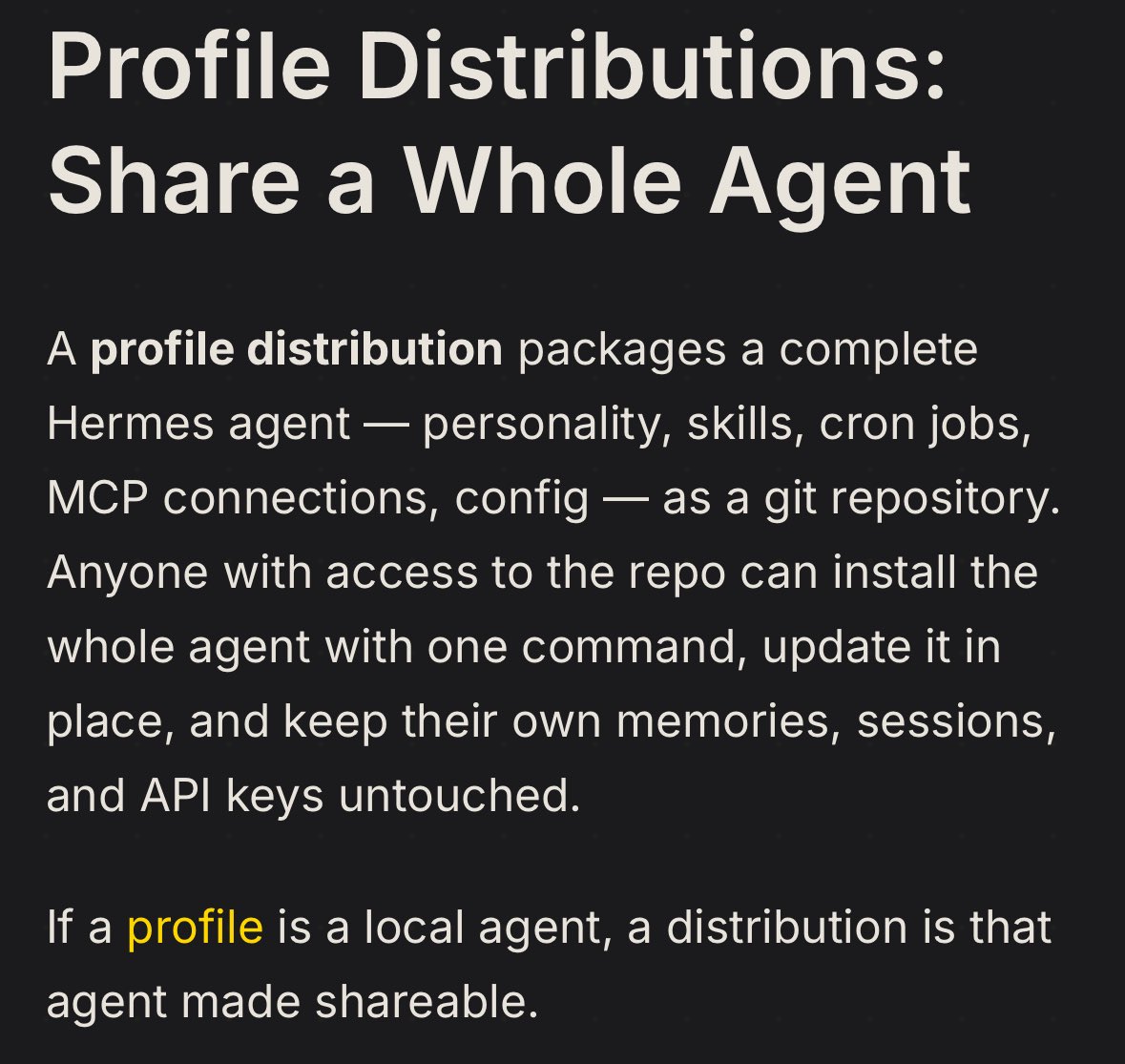 介绍agent distributions共享功能